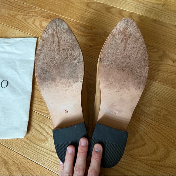 Nisolo Mariella mules, sand color, size 8 - Picture 3 of 6